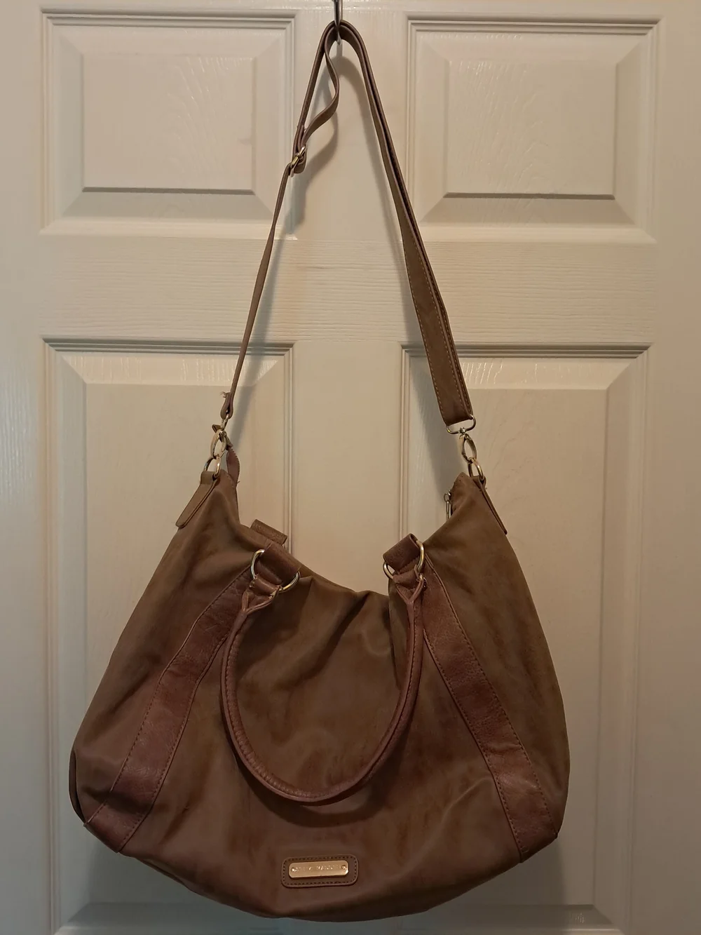 Steve Madden Women's‎ Brown Hobo Shoulder Crossbody Bag